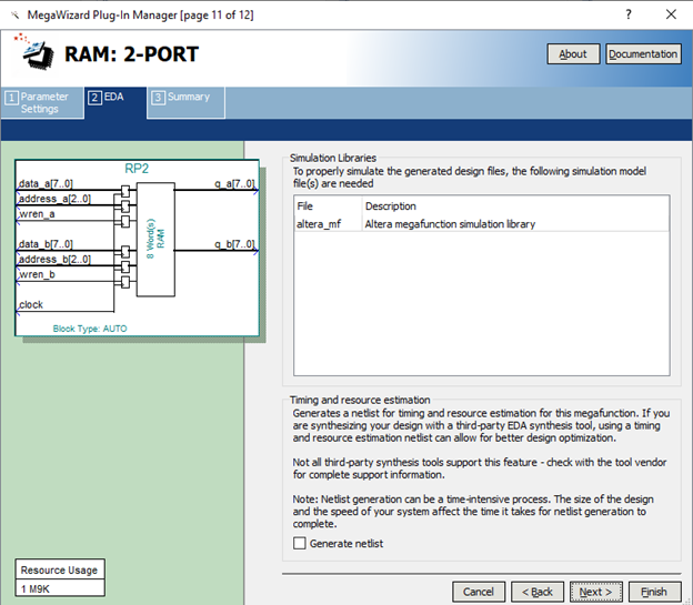 Рис.26 Одиннадцатое окно менеджера MegaWizard