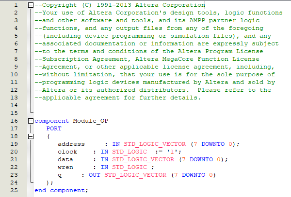 Листинг 3 Содержимое файла Module_OP.cmp