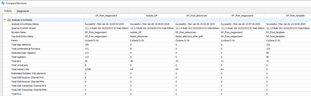 Рис. 43 Кнопка сравнения разных версий одного проекта